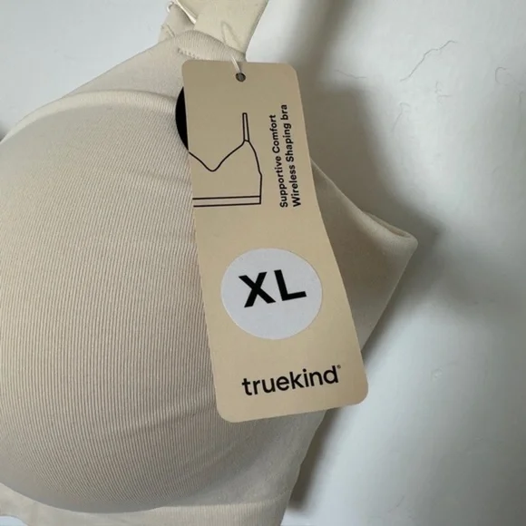 Truekind Shaping Bra XL Beige Supportive Comfort Wireless Women - Picture 3 of 7